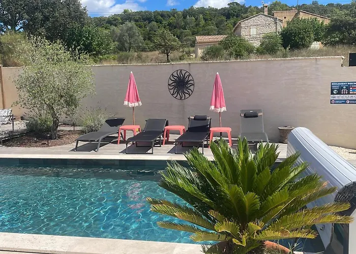 Mas Laome Proche D'uzes Сasa de vacaciones Saint-Just-et-Vacquières